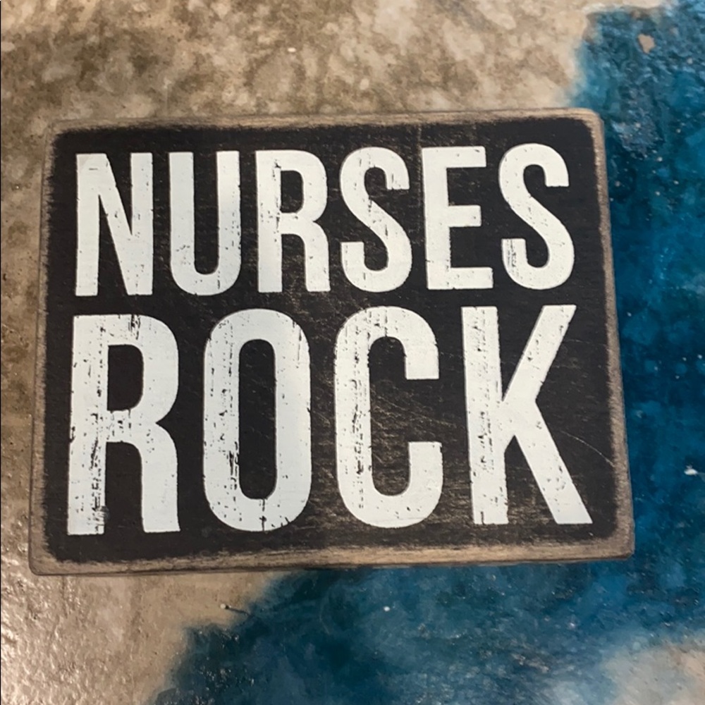 Nurses Rock Desk Art